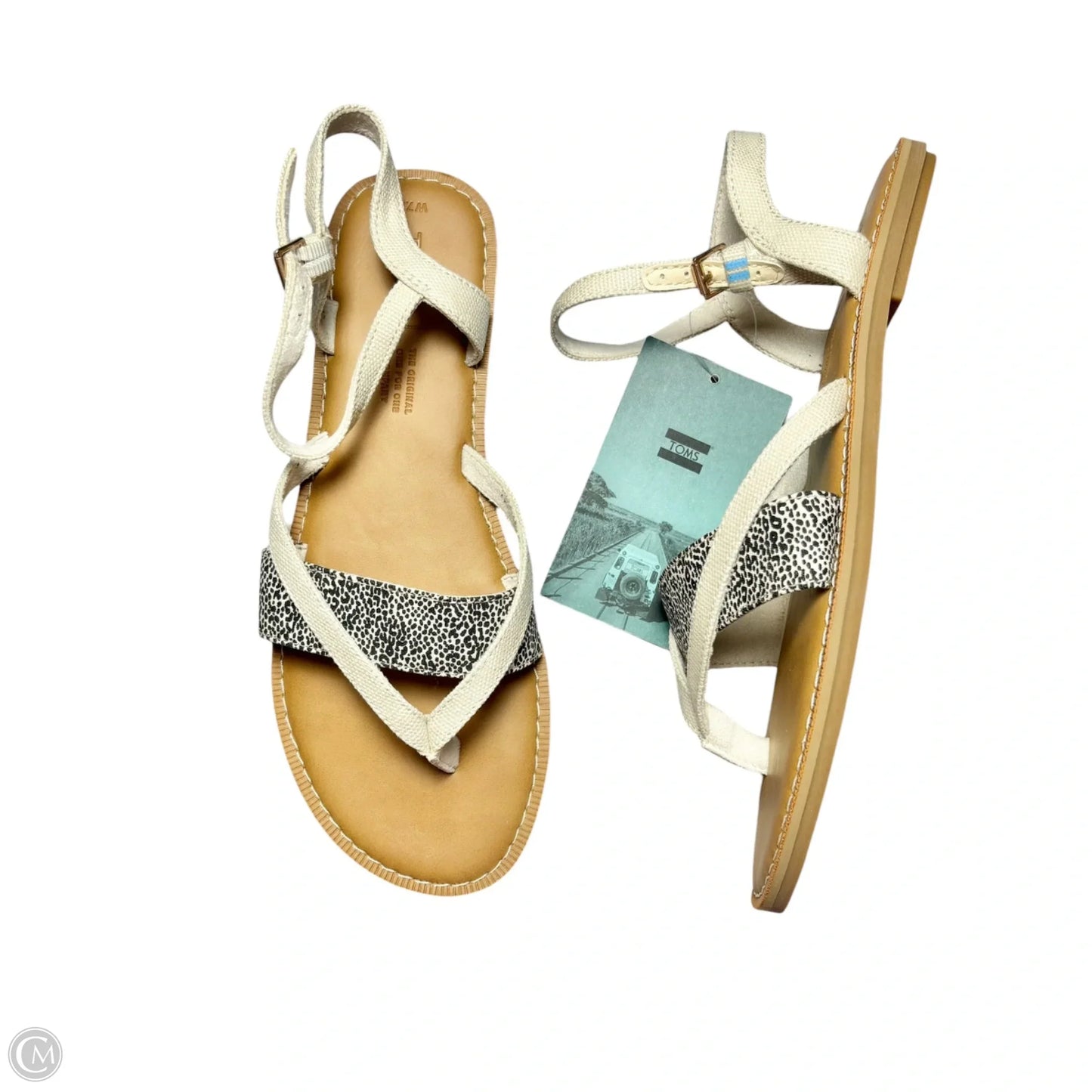 Sandals Flats By Toms In Brown, Size: 7.5