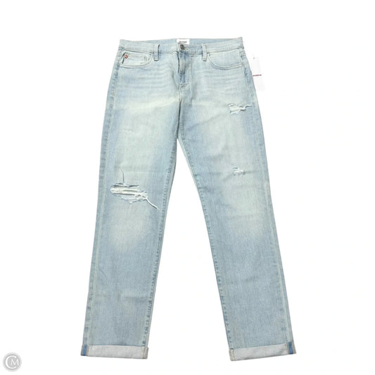 Jeans Straight By Hudson In Blue Denim, Size: 4