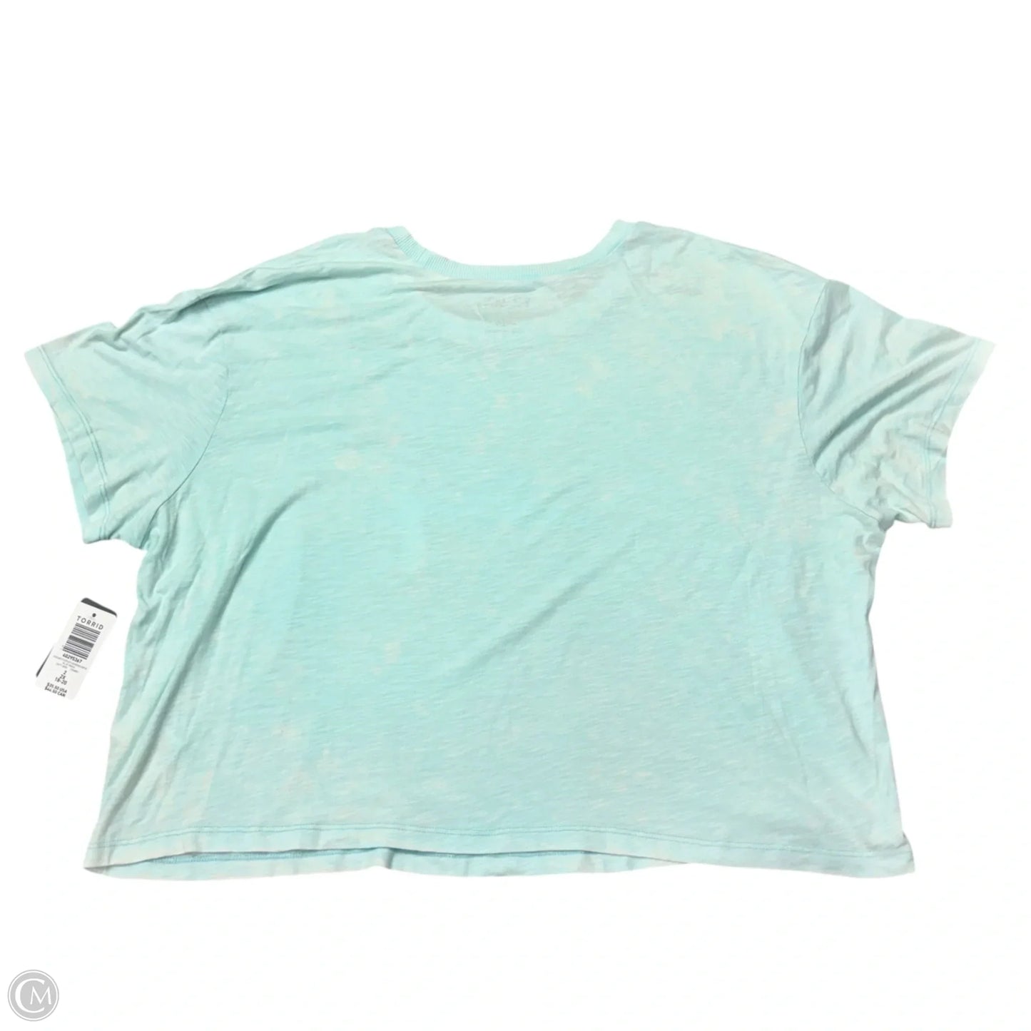 Top Short Sleeve By Torrid In Blue & Red & White, Size: 2x