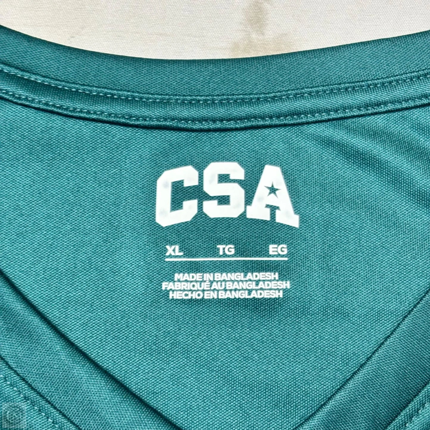 Top Short Sleeve By Csa In Green, Size: Xl