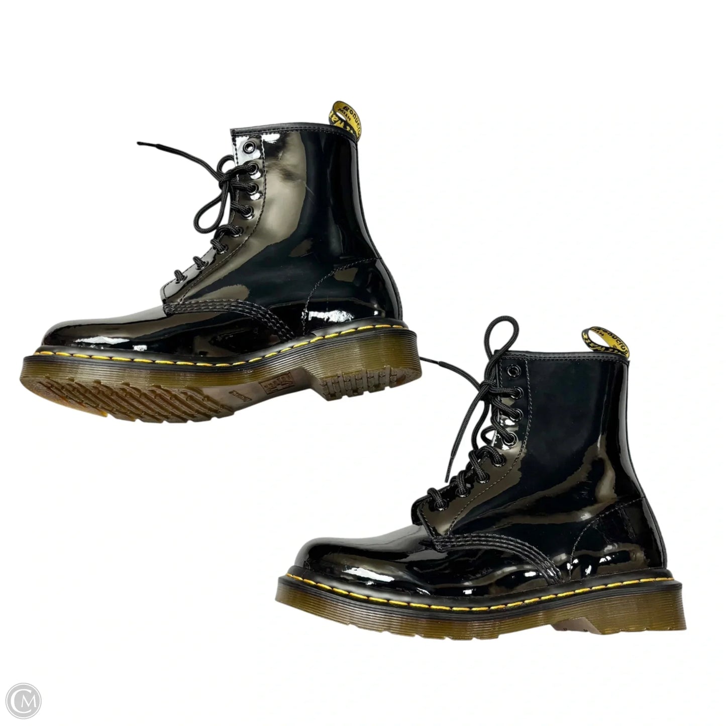 Boots Ankle Flats By Dr Martens In Black, Size: 7