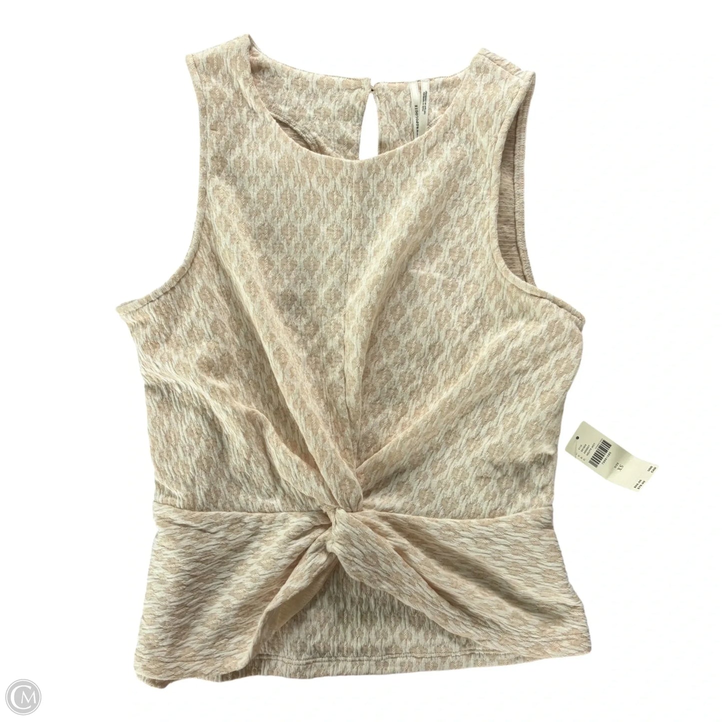 Tank Top By Anthropologie In Tan, Size: Xs