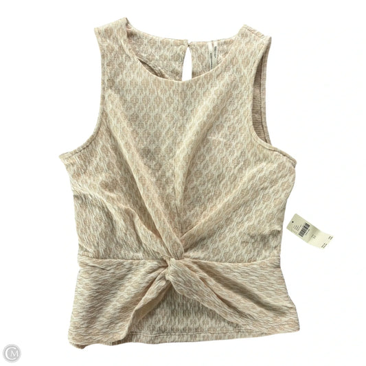Tank Top By Anthropologie In Tan, Size: Xs
