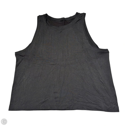 Athletic Tank Top By Lululemon In Black, Size: L