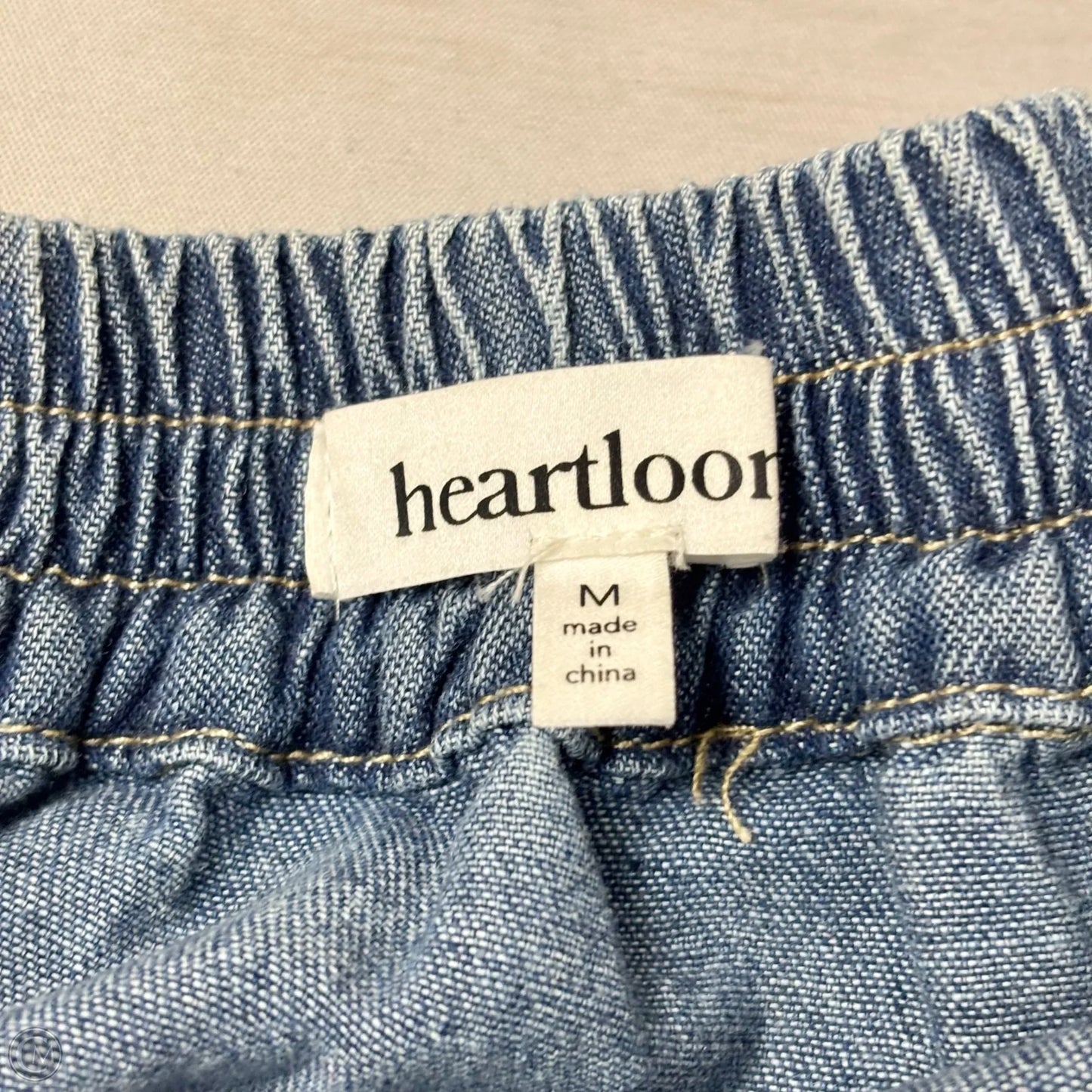 Skirt Maxi By Heartloom In Blue Denim, Size: M