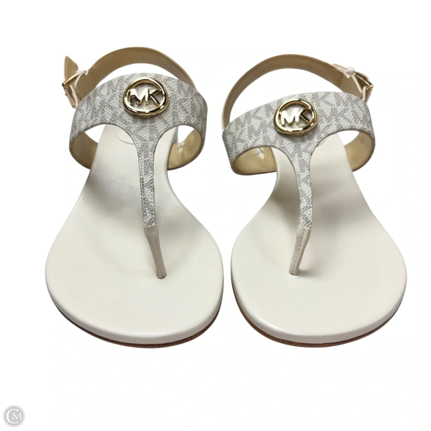 Sandals Heels Kitten By Michael By Michael Kors In Cream, Size: 11