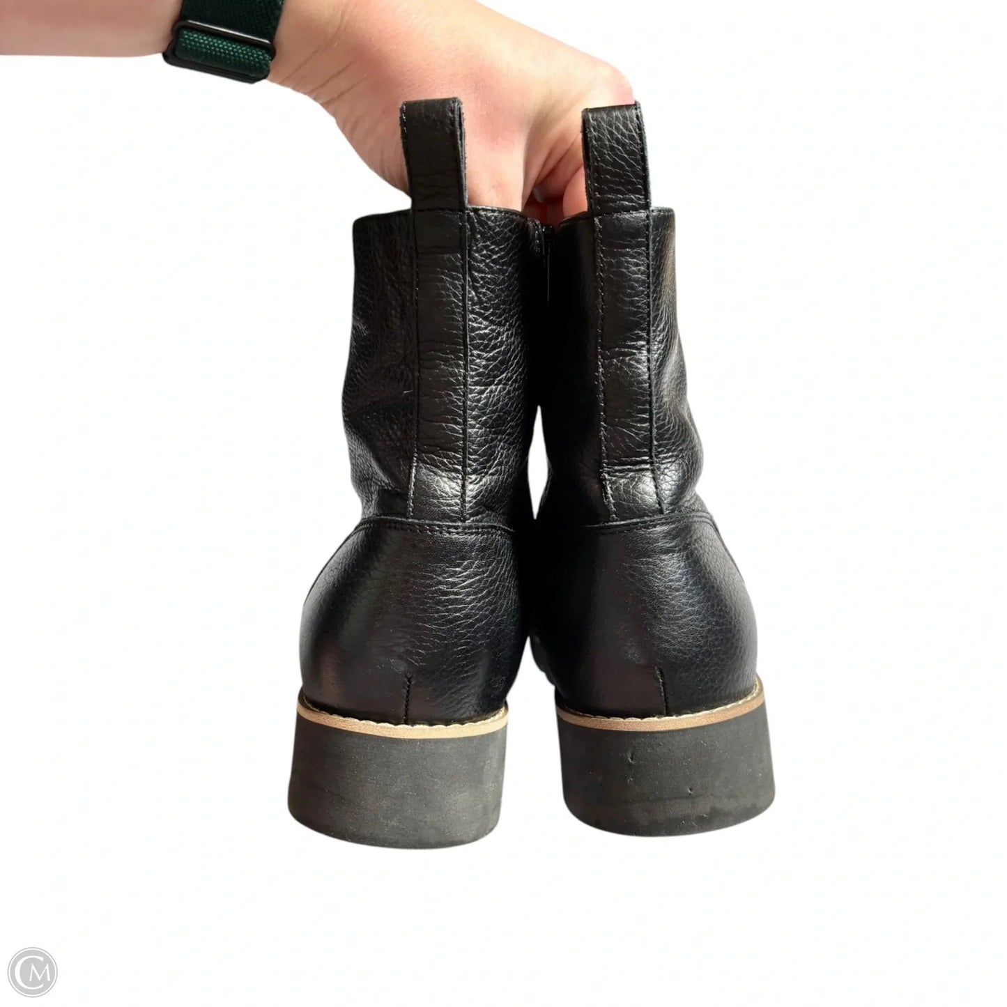 Boots Ankle Flats By Vince In Black, Size: 8.5