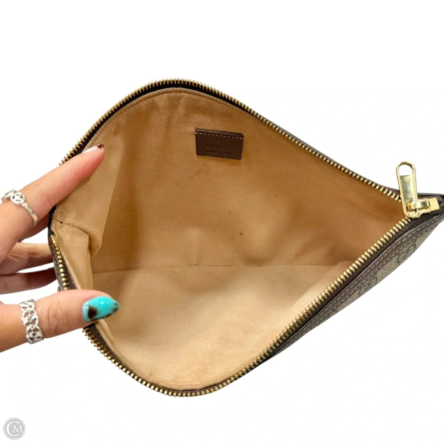 Wallet Luxury Designer By Gucci, Size: Large