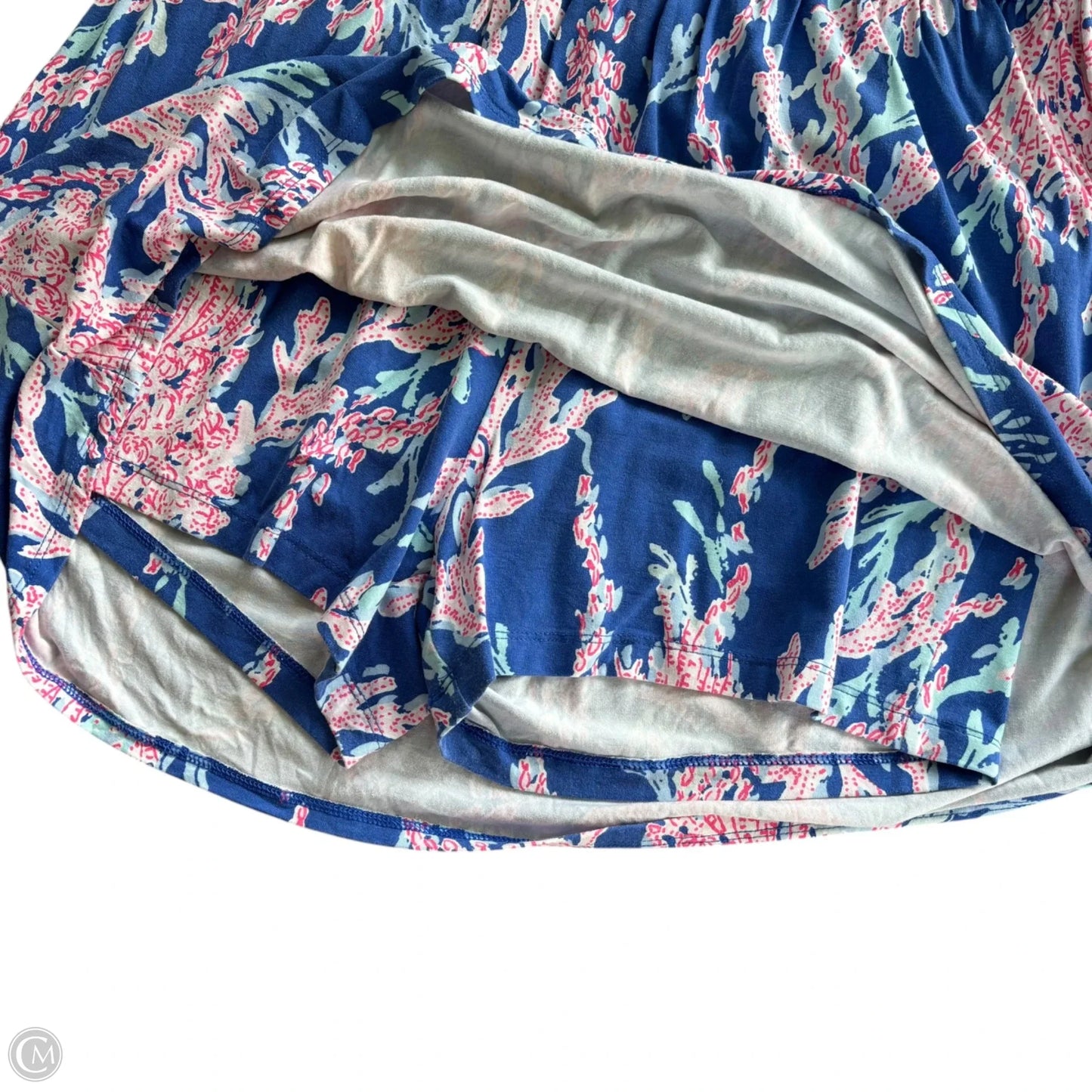 Dress Designer By Lilly Pulitzer In Blue & White, Size: L