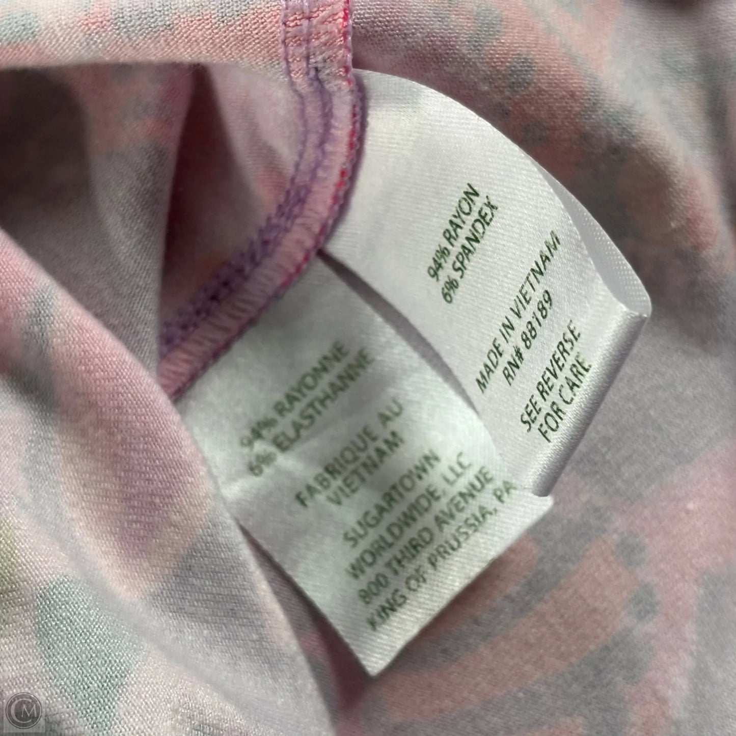 Dress Designer By Lilly Pulitzer In Pink & Purple, Size: L
