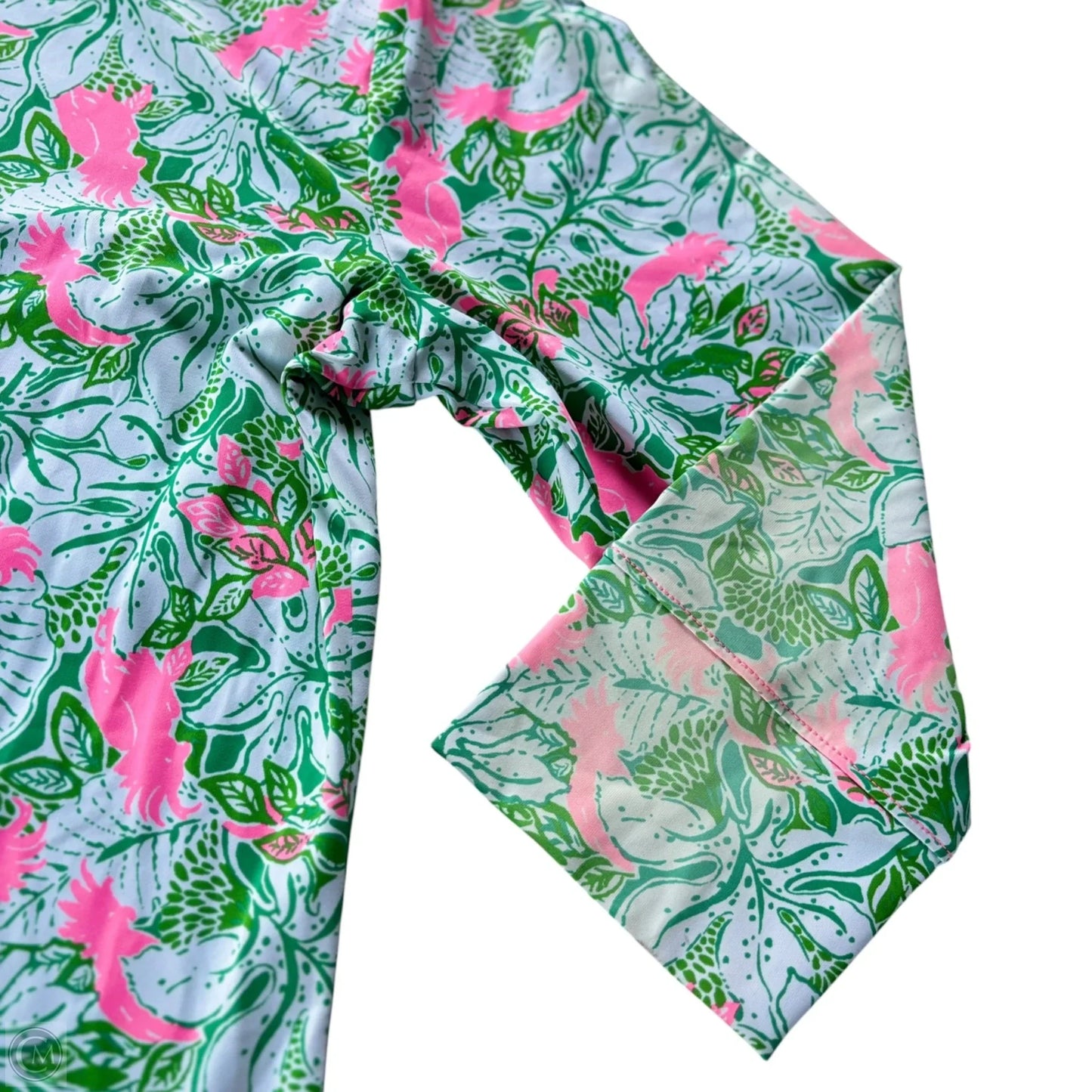 Dress Designer By Lilly Pulitzer In Green & Pink, Size: Xxl