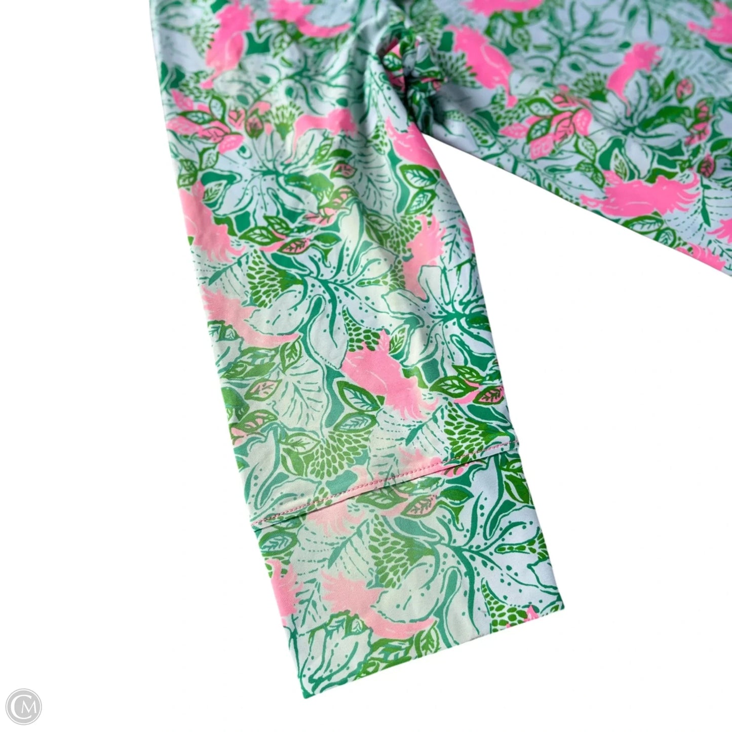 Dress Designer By Lilly Pulitzer In Green & Pink, Size: Xxl