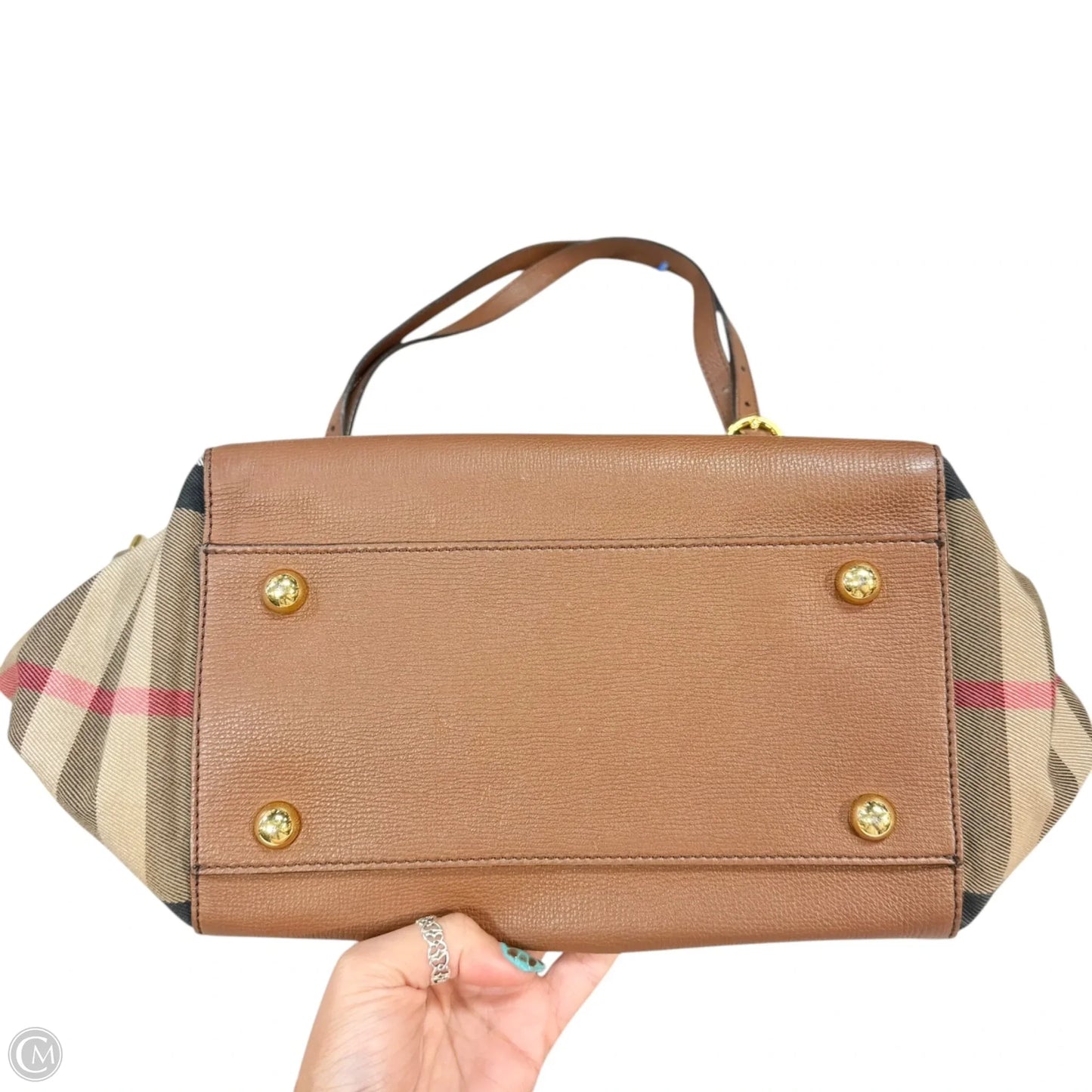 Handbag Luxury Designer By Burberry, Size: Medium