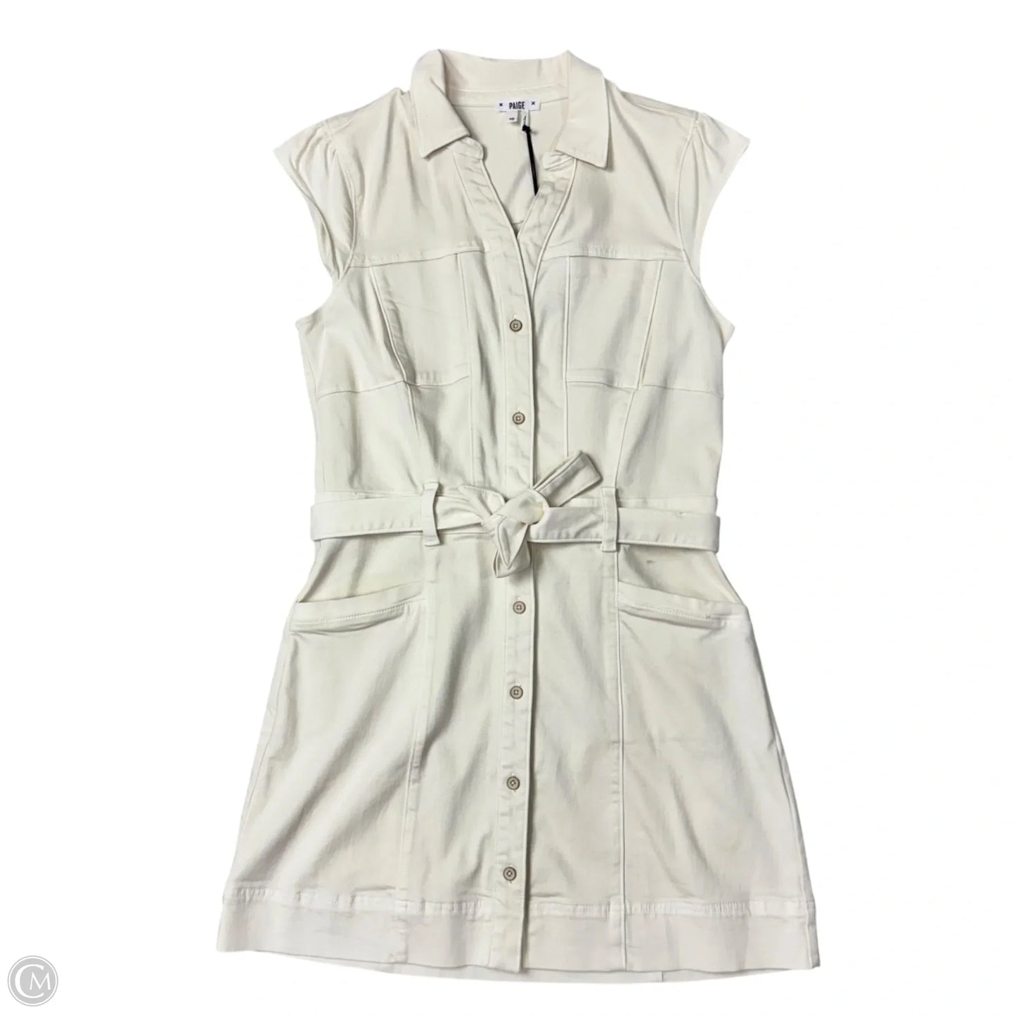 Dress Casual Short By Paige In Cream, Size: M