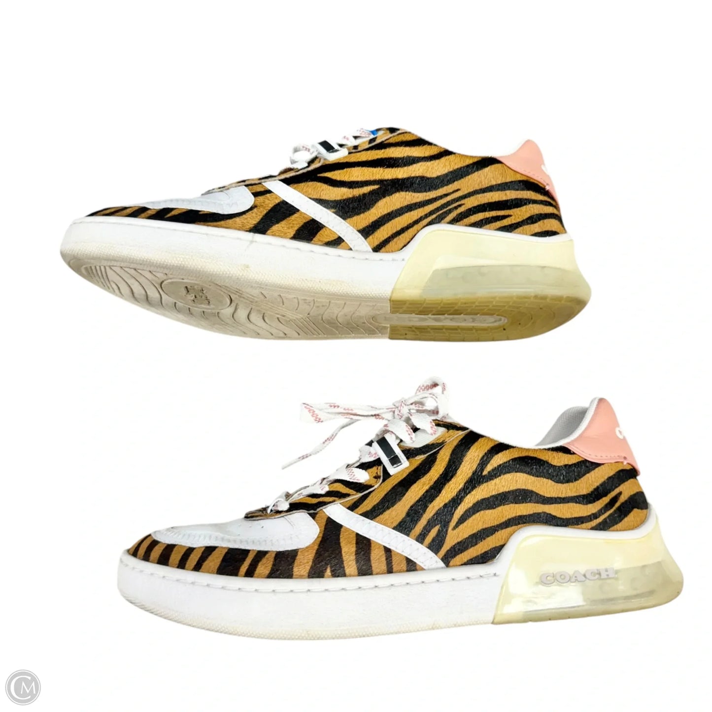 Shoes Designer By Coach In Animal Print, Size: 9