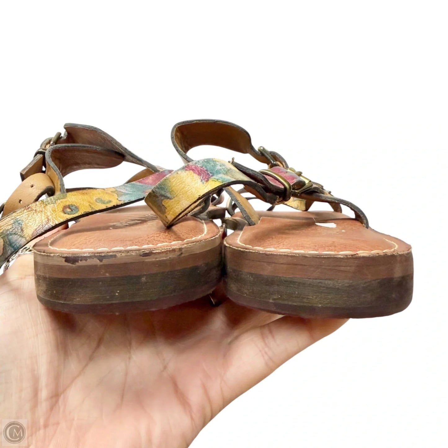 Sandals Designer By Patricia Nash In Brown, Size: 8.5