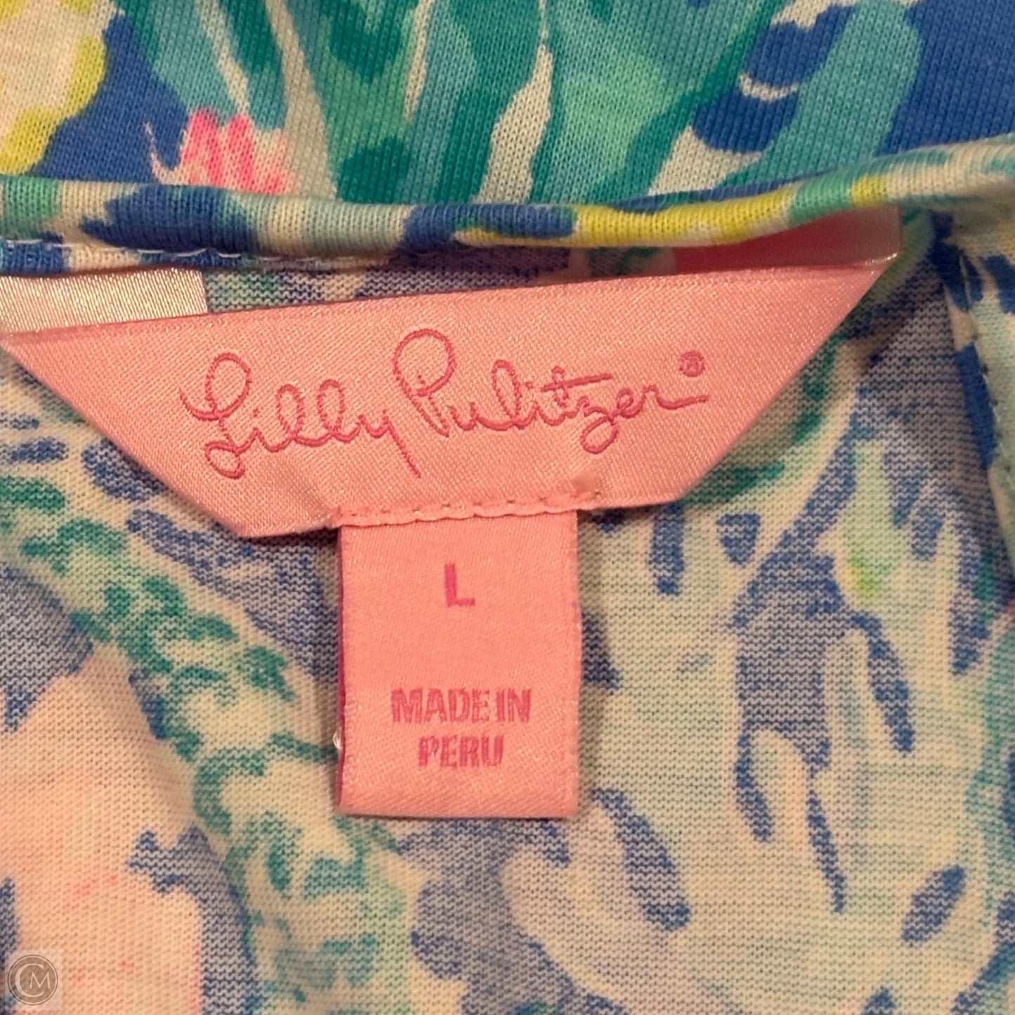 Dress Designer By Lilly Pulitzer In Blue, Size: L
