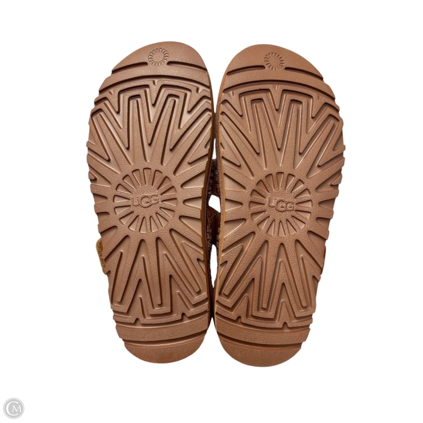 Sandals Designer By Ugg In Brown, Size: 7