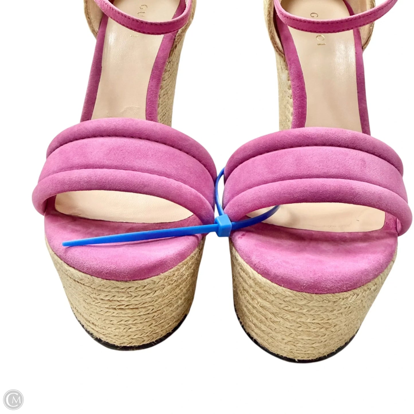 Shoes Luxury Designer By Gucci In Pink, Size: 7