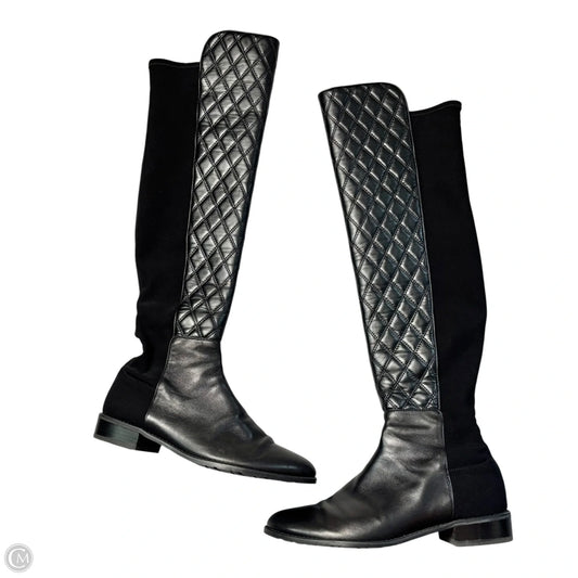 Boots Designer By Stuart Weitzman In Black, Size: 8.5