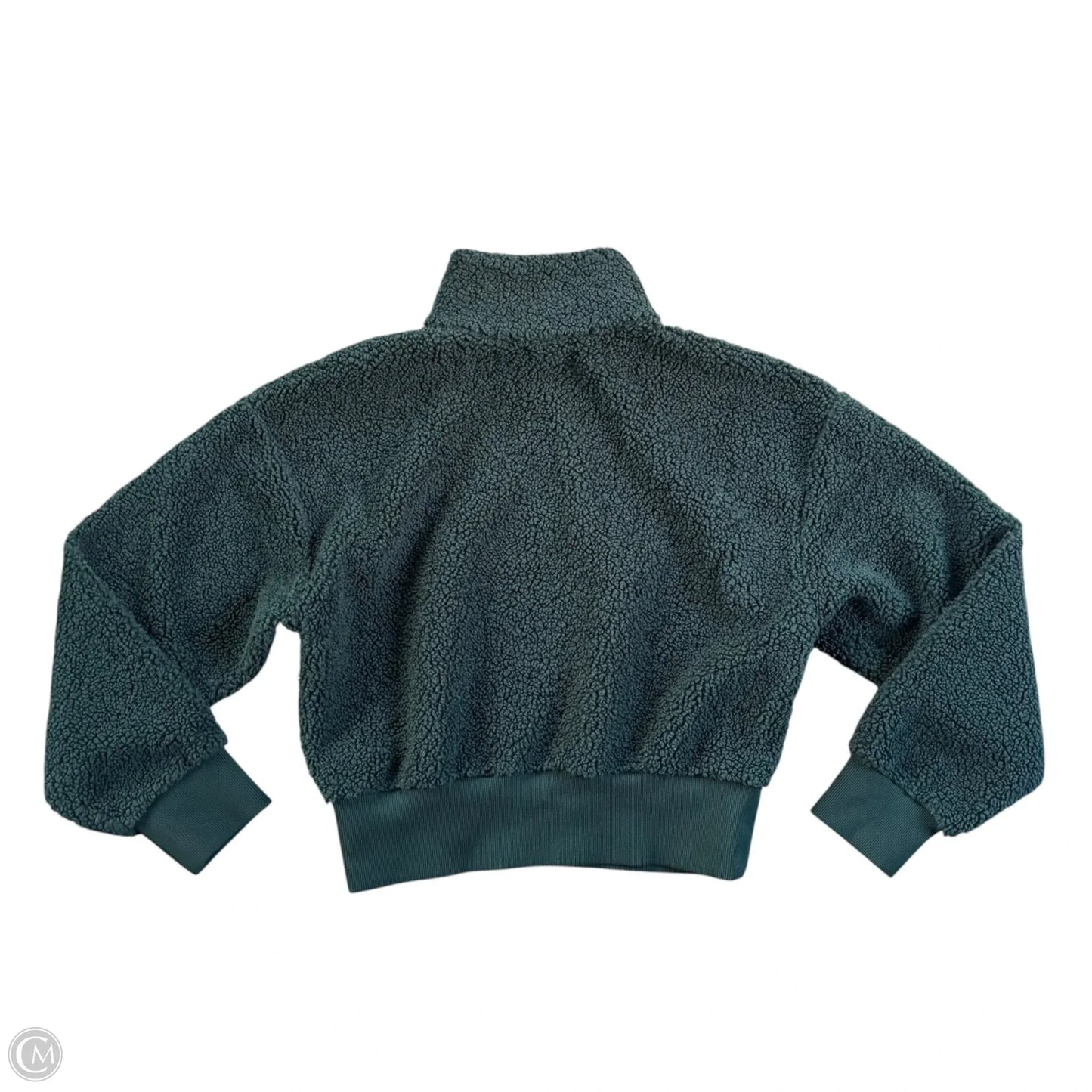 Sweatshirt Collar By Athleta In Green, Size: Xxs