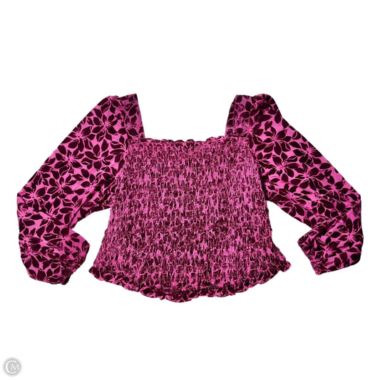 Top Long Sleeve By Torrid In Purple, Size: 3x