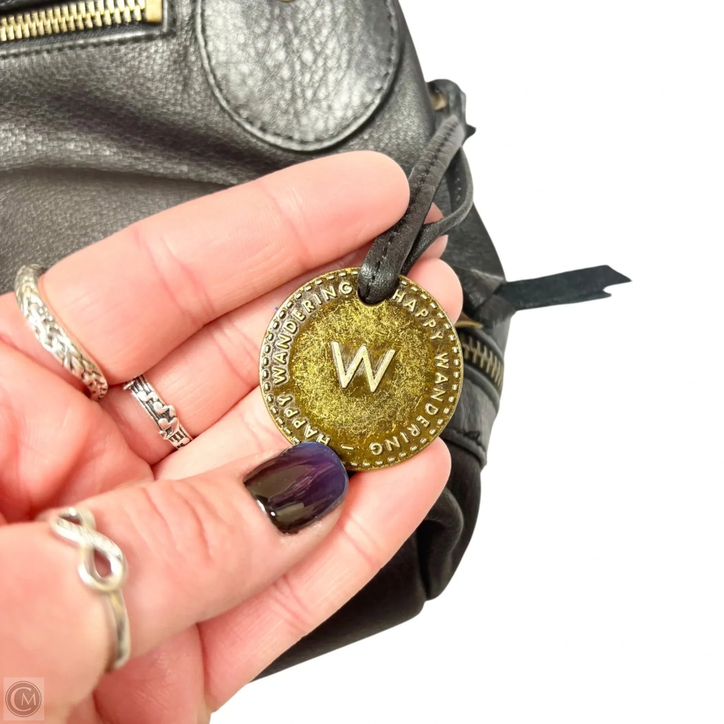 Handbag Leather By Wandererstravelco, Size: Medium