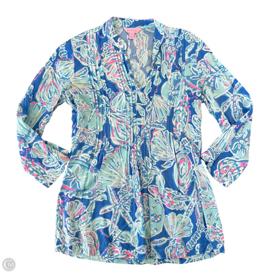 Dress Designer By Lilly Pulitzer In Nautical Print, Size: Xs