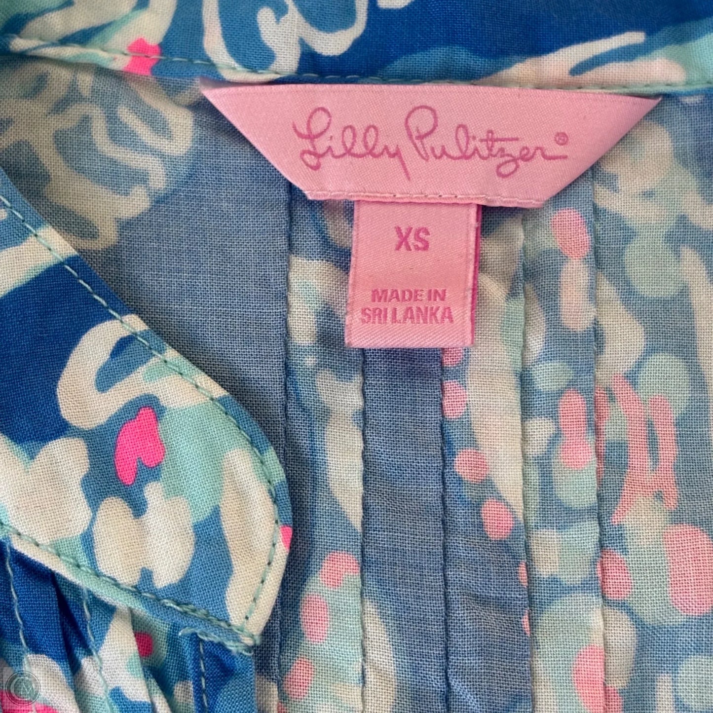 Dress Designer By Lilly Pulitzer In Nautical Print, Size: Xs