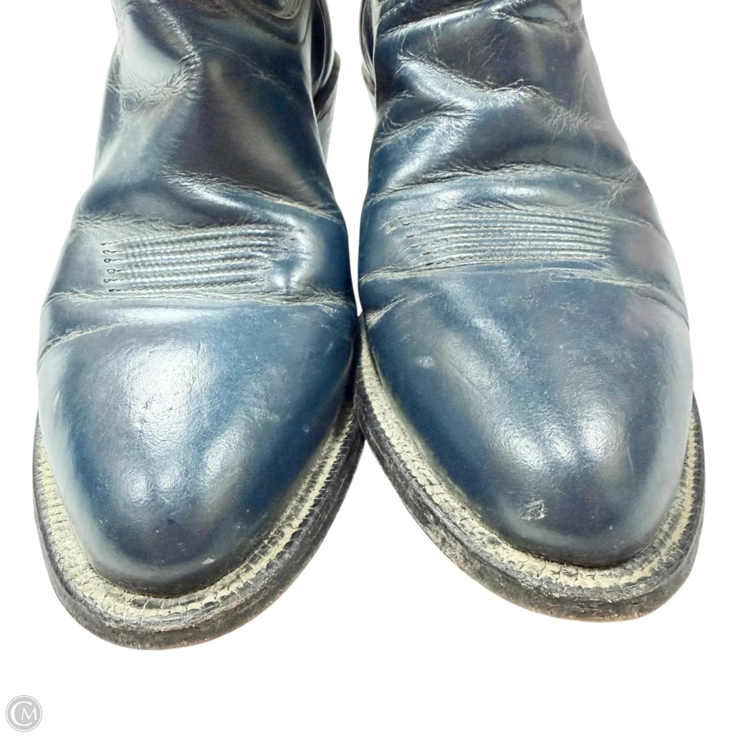 Boots Western By Tony Lama In Blue, Size: 7