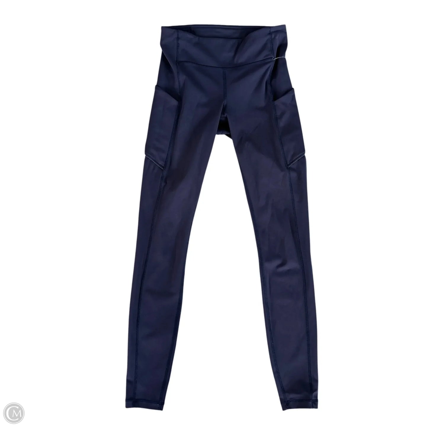 Athletic Leggings By Lululemon In Navy, Size: 4