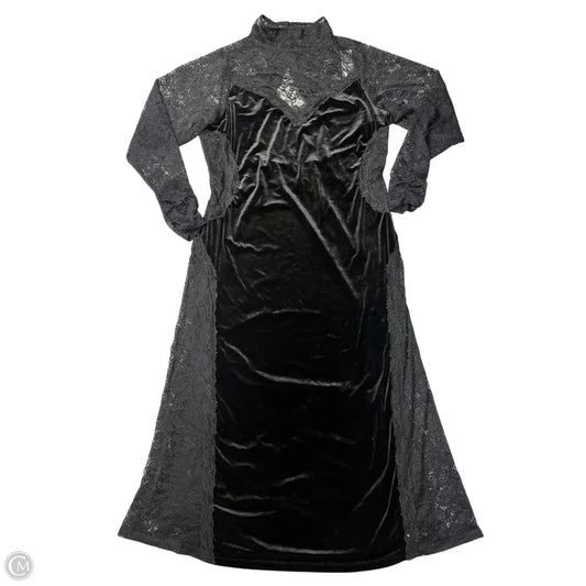 Dress Casual Maxi By Anthropologie In Black, Size: 1x