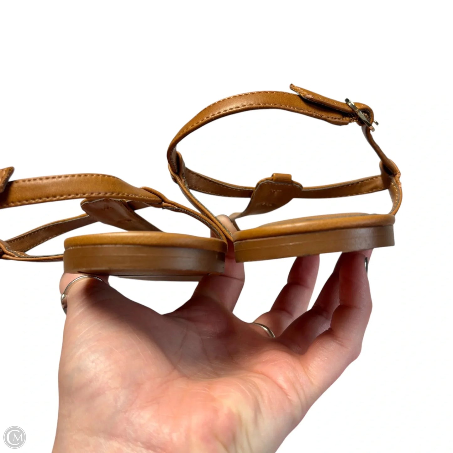 Sandals Flats By Kelly And Katie In Brown, Size: 9