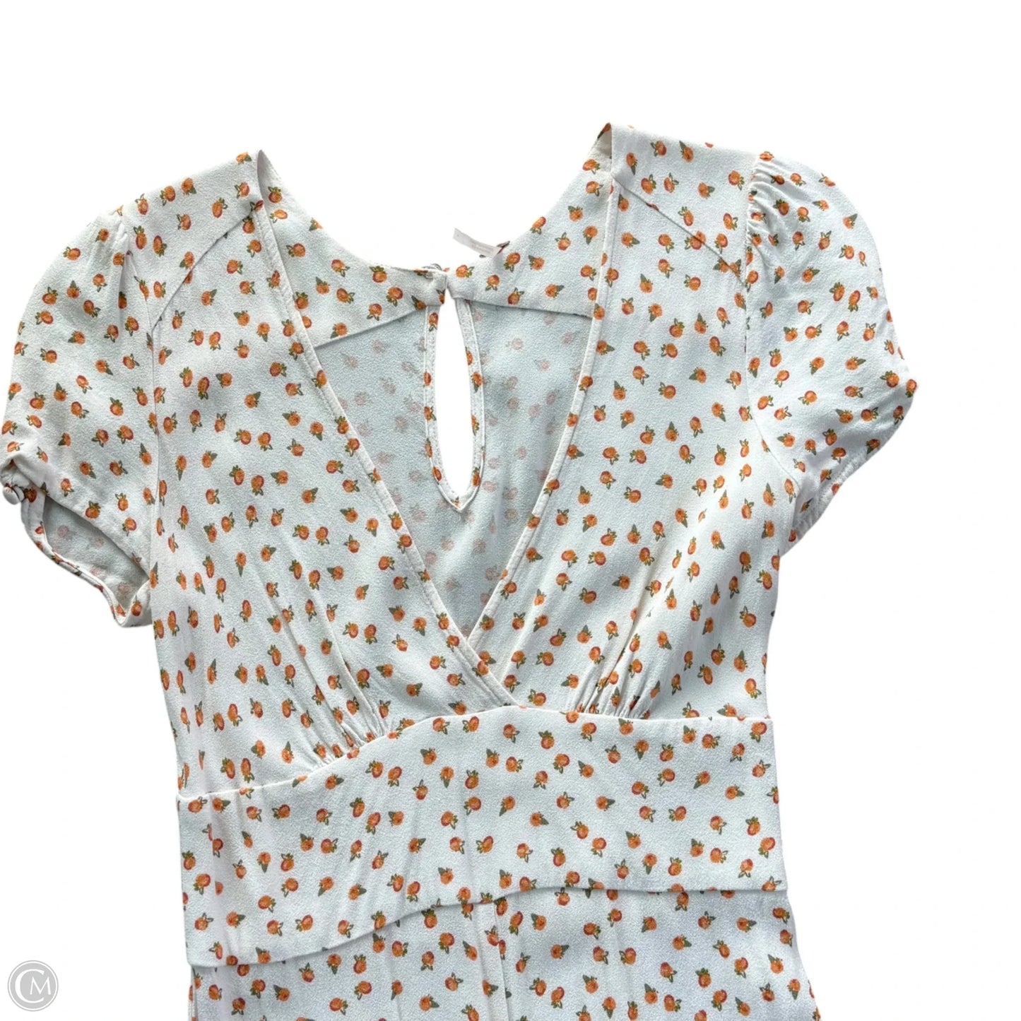 Jumpsuit By Free People In Orange & White, Size: S