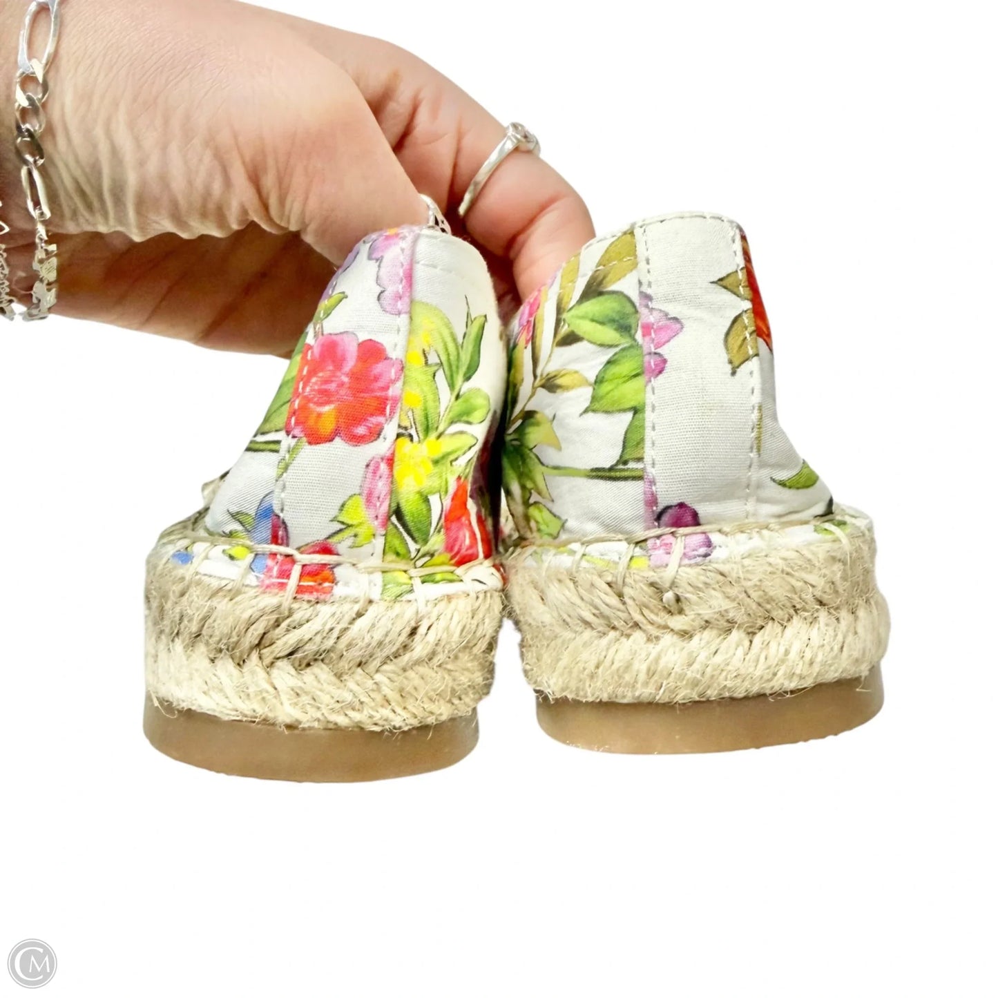 Shoes Flats By Nine West In Floral Print, Size: 6