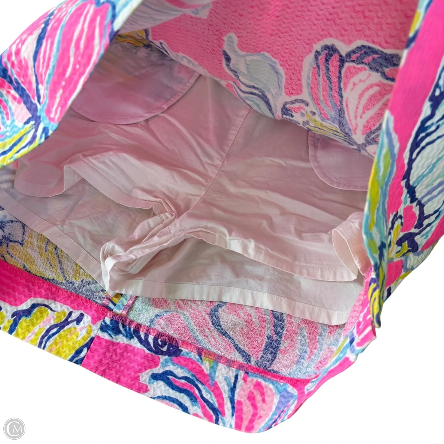 Skort Designer By Lilly Pulitzer In Floral Print, Size: 6