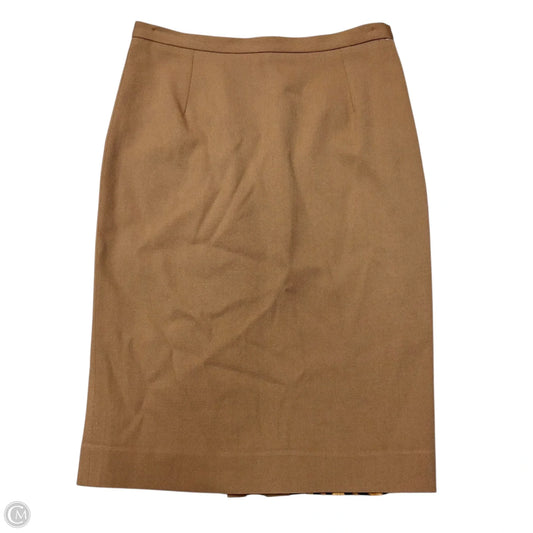 Skirt Luxury Designer By Dolce And Gabbana In Tan, Size: M