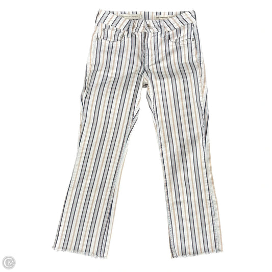 Jeans Boot Cut By Pilcro In Striped Pattern, Size: 2