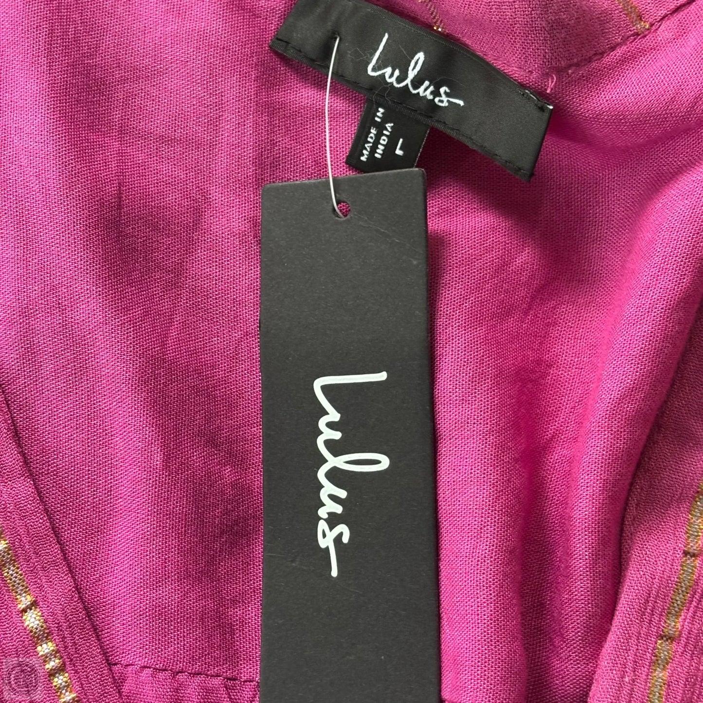 Dress Casual Maxi By Lulus In Pink, Size: L