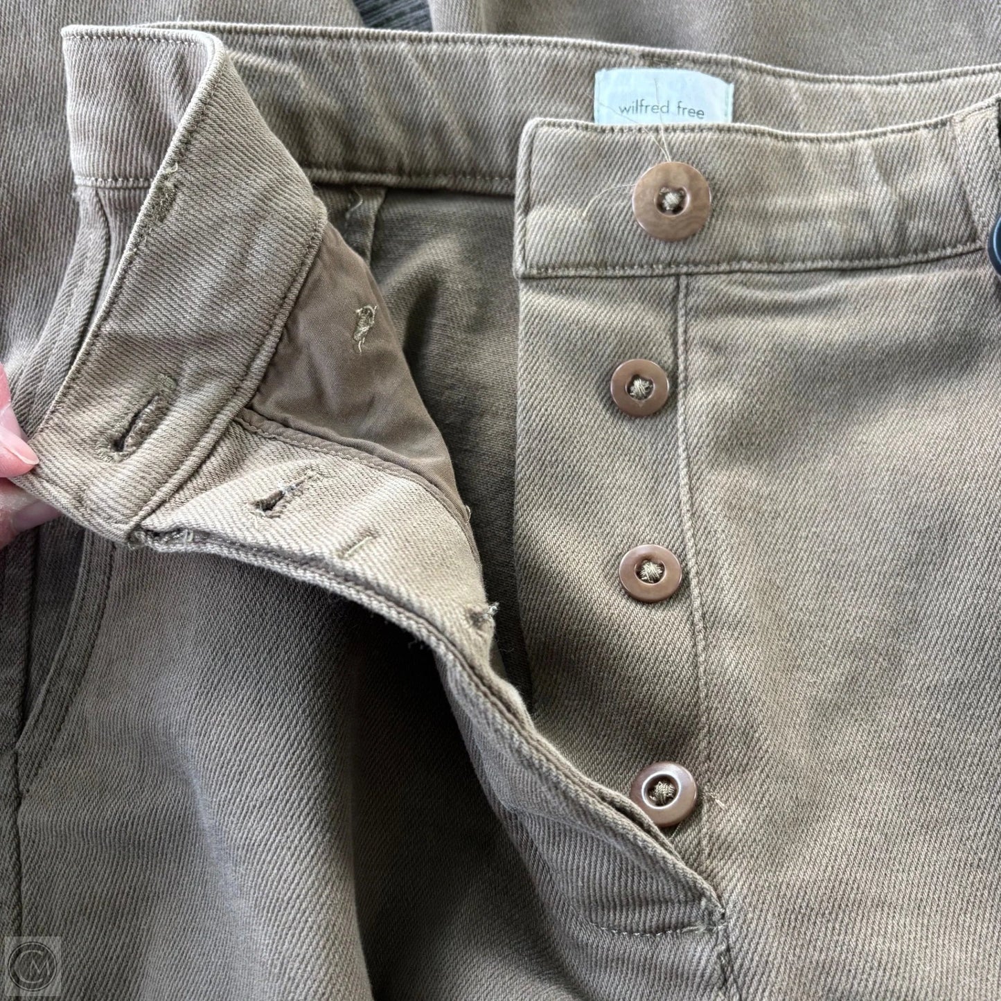 Jeans Straight By Wilfred In Brown, Size: 4