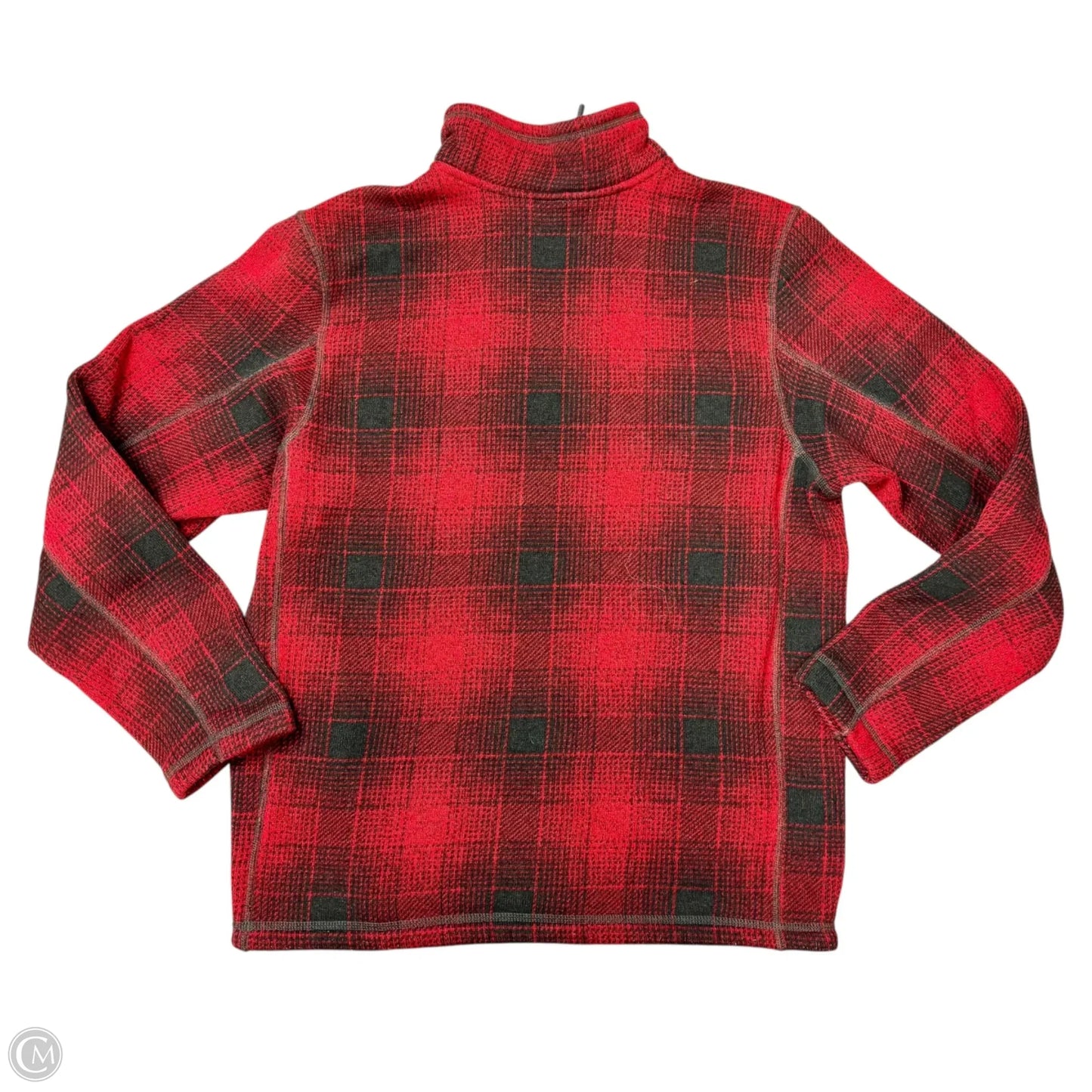 Athletic Jacket By The North Face In Black & Red, Size: L