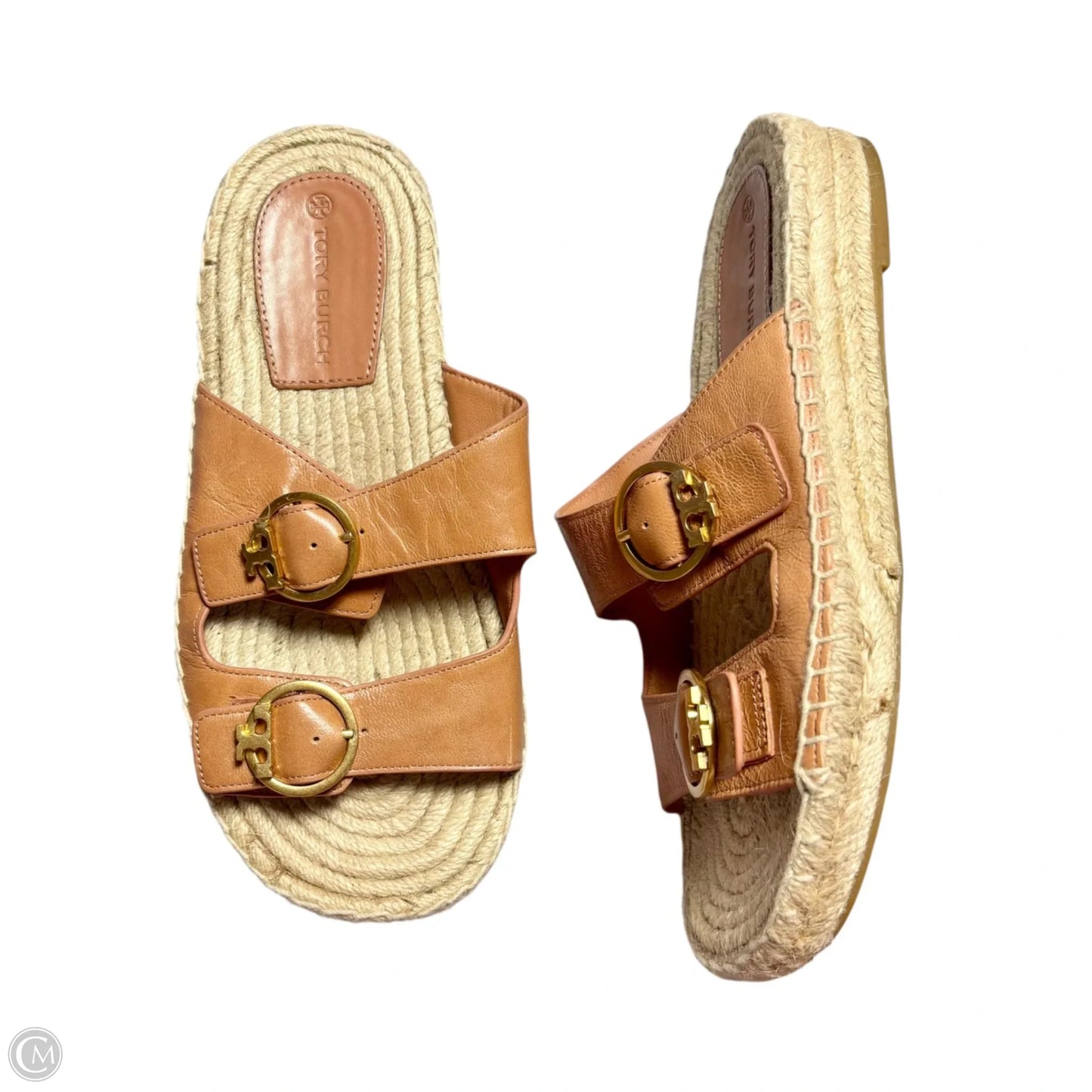 Sandals Designer By Tory Burch In Brown, Size: 8