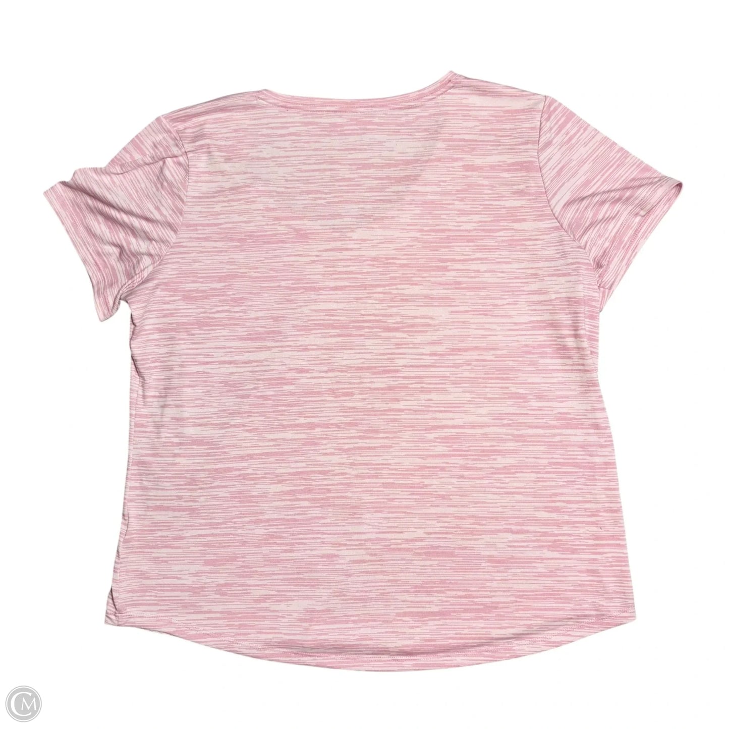 Athletic Top Short Sleeve By Nike Apparel In Pink, Size: Xl