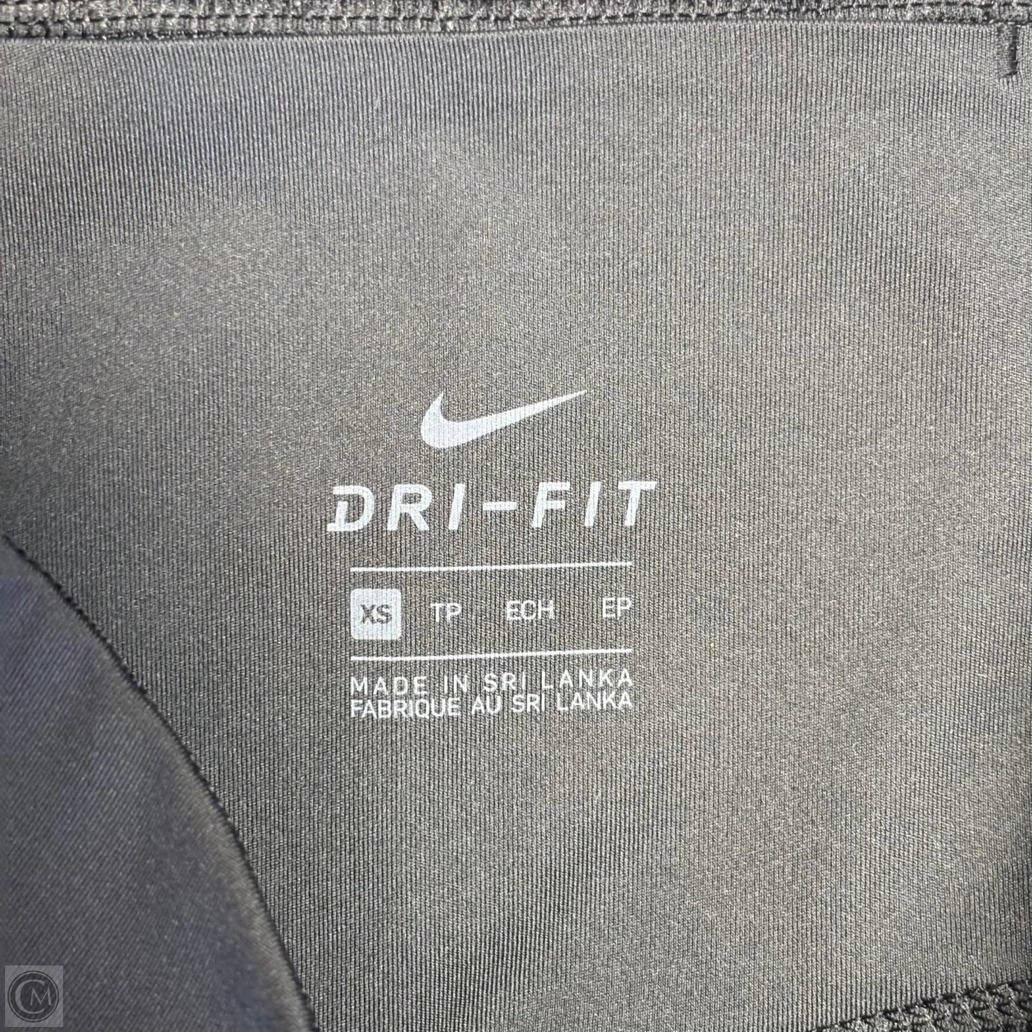Athletic Leggings By Nike Apparel In Black & Yellow, Size: Xs