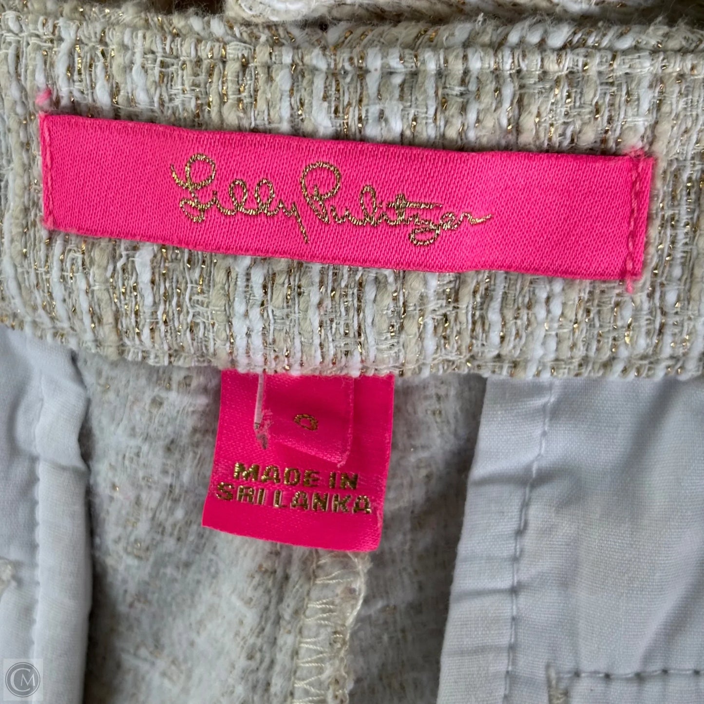 Shorts Designer By Lilly Pulitzer In Tan, Size: 0