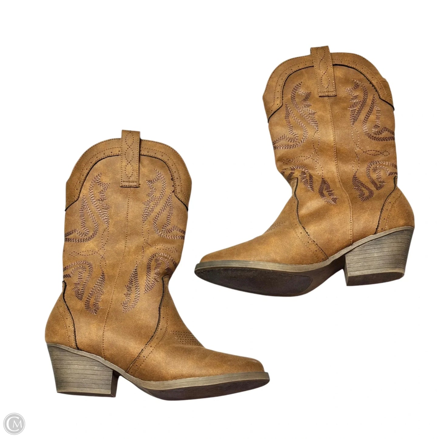 Boots Western By Sugar In Brown, Size: 9
