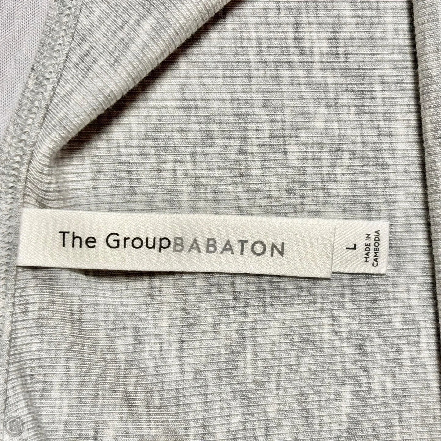 Dress Casual Midi By Babaton In Grey, Size: L