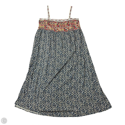 Dress Casual Maxi By Natural Life In Floral Print, Size: L