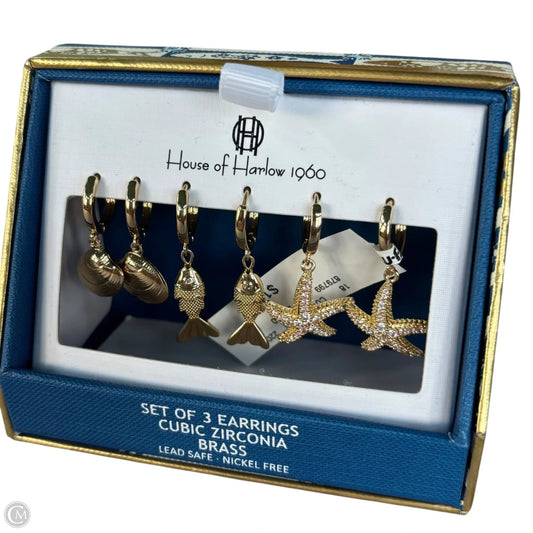 Earrings Dangle/drop By House Of Harlow, Size: 03 Piece Set