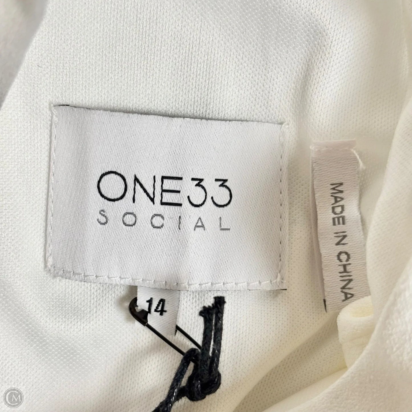 Jumpsuit By One33 Social In White, Size: L